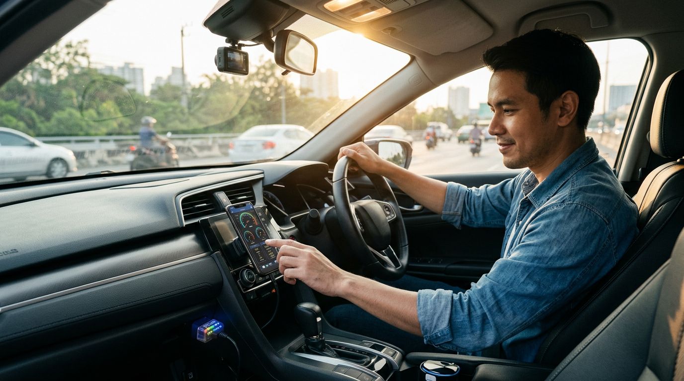 OBD2 วัดค่าอะไรได้บ้างที่คนใช้รถควรรู้ ไม่ใช่แค่อ่านโค้ด แต่ยังดูสุขภาพเครื่องได้แบบเรียลไทม์